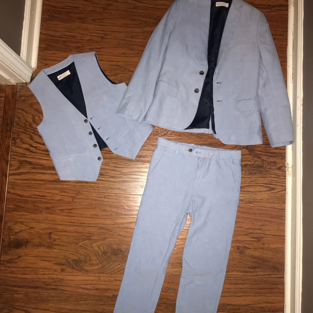 H&M boys Blue Suit